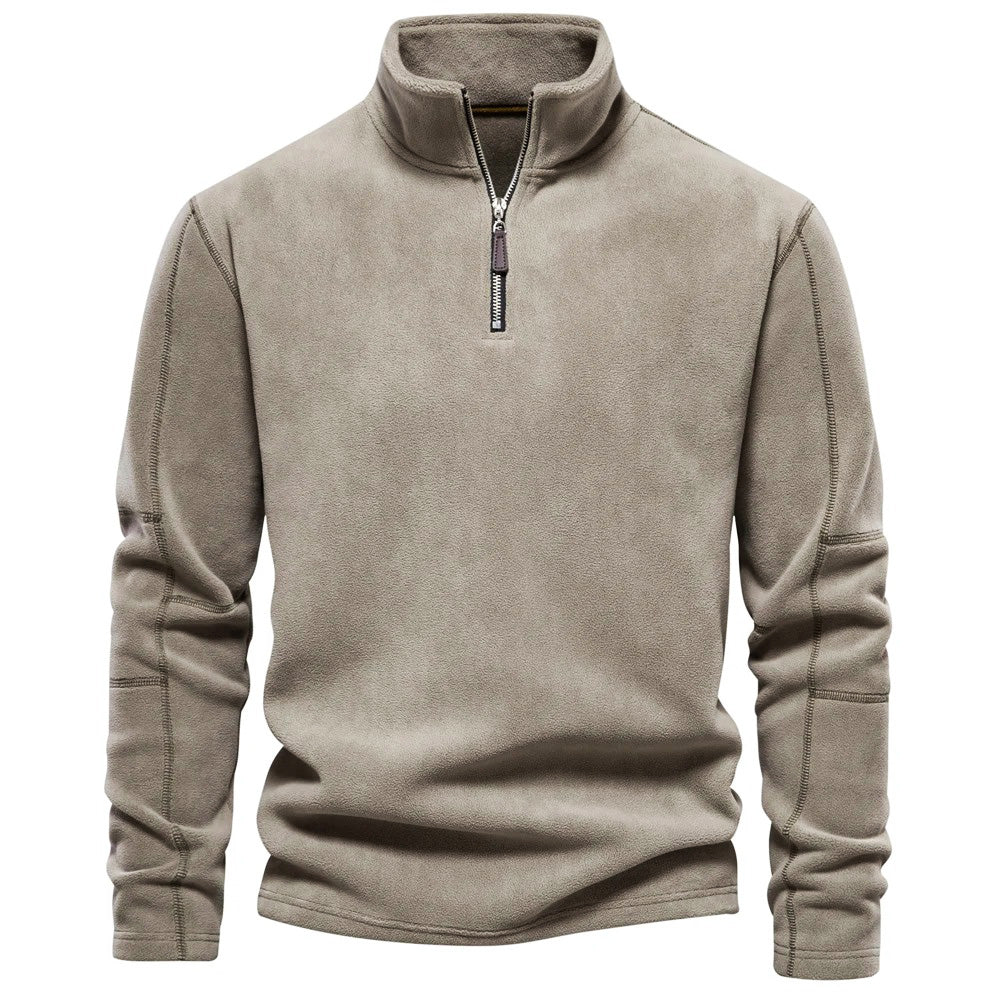 Men’s Stand-Collar Sweater | Clean Design with Modern Fit