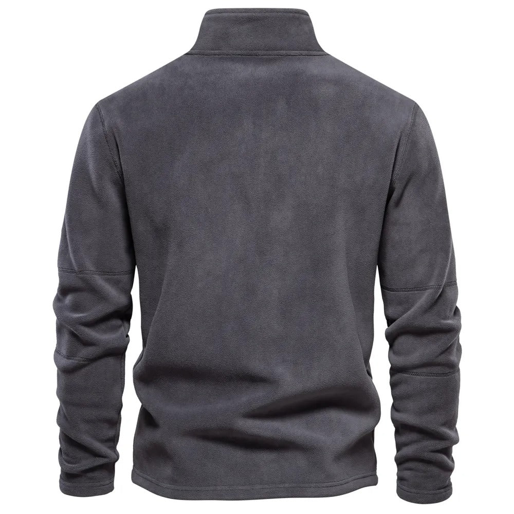 Men’s Stand-Collar Sweater | Clean Design with Modern Fit