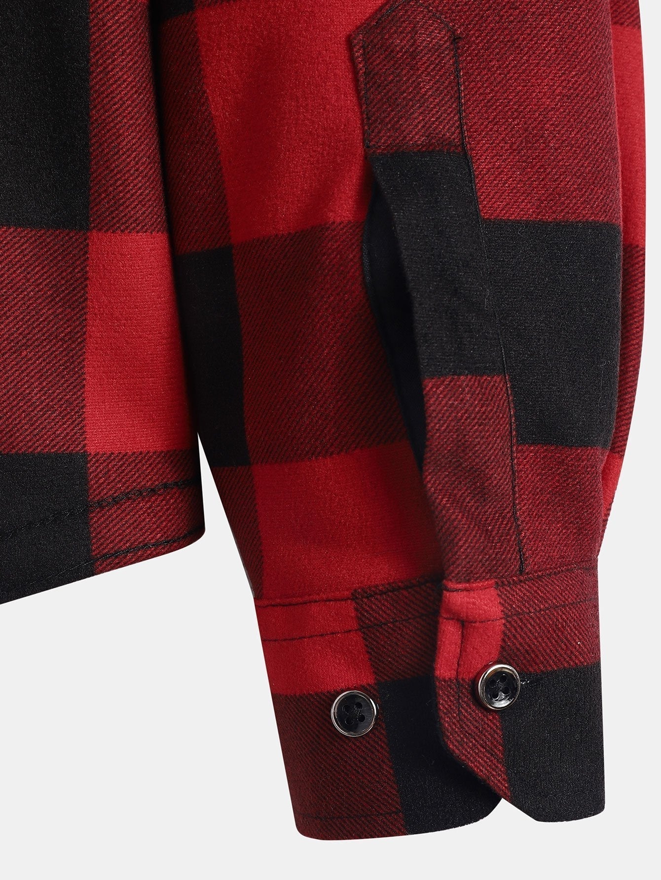 Men’s Hooded Overshirt | Plaid Design with Relaxed Fit
