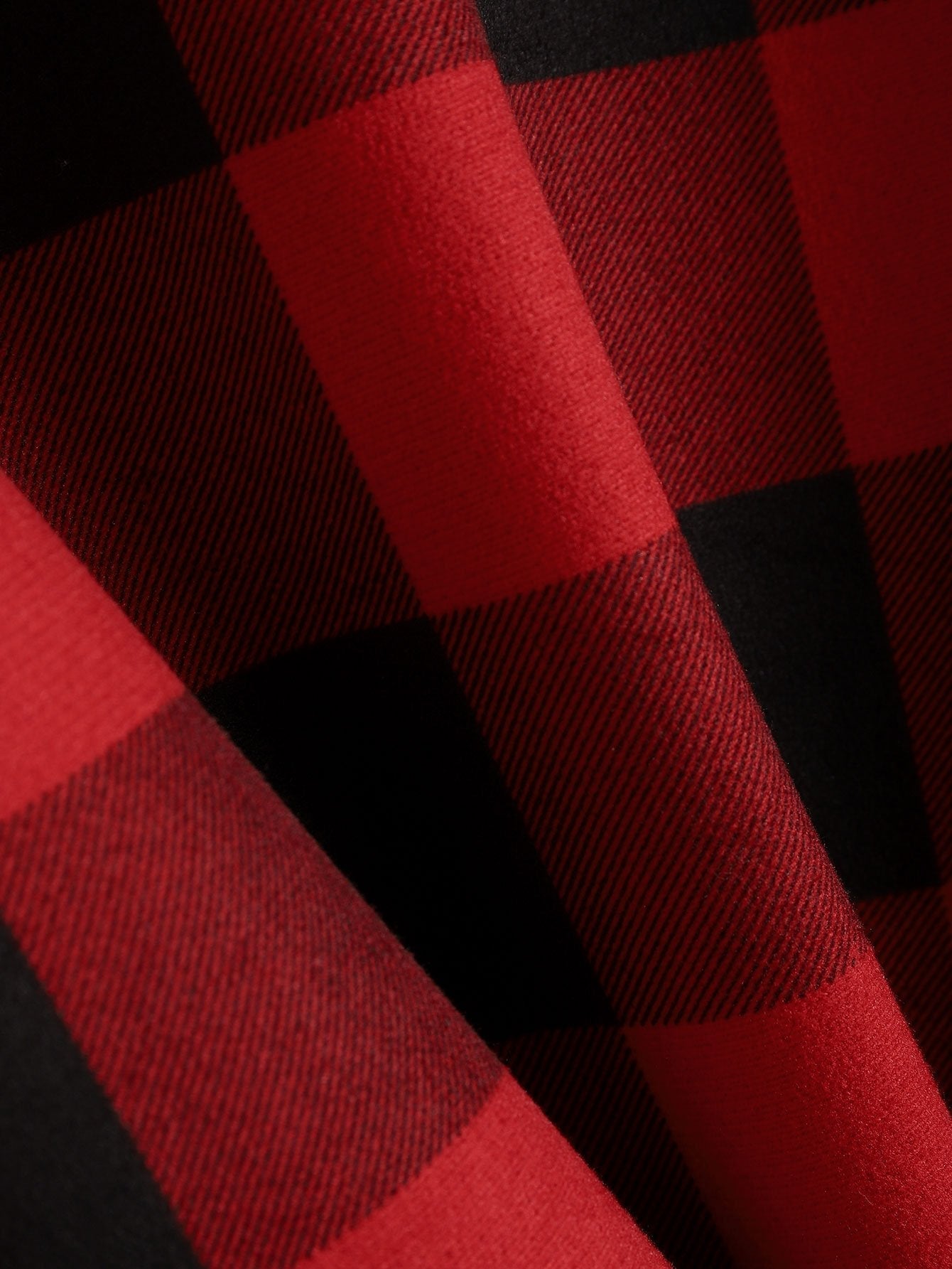 Men’s Hooded Overshirt | Plaid Design with Relaxed Fit