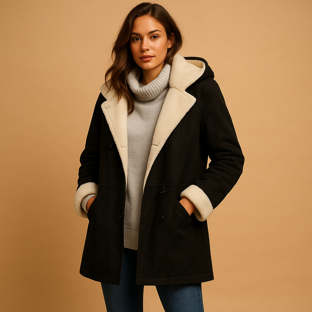 Women’s Long Cardigan | Hooded Design with Relaxed Fit