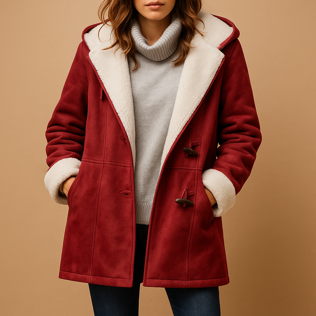 Women’s Long Cardigan | Hooded Design with Relaxed Fit
