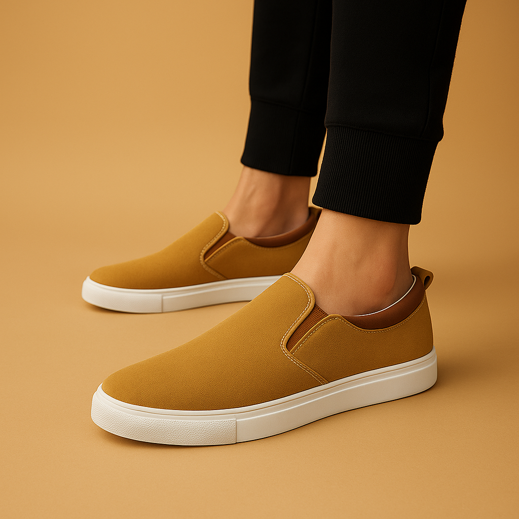 Men’s Breathable Slip-On Loafers – Modern Comfort and Timeless Style
