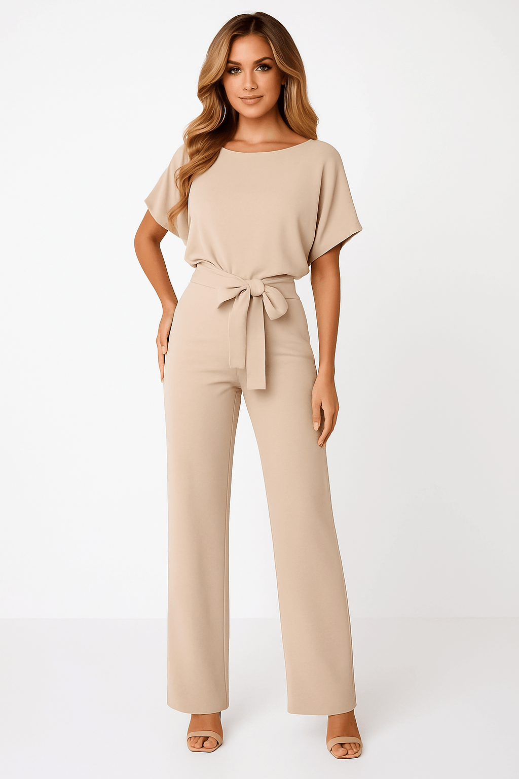 Women’s Jumpsuit | Tie-Waist Design with Effortless Fit