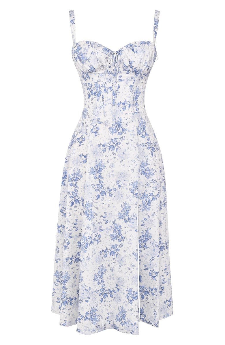 Women’s Corset Midi Dress | Elegant Tailored Silhouette