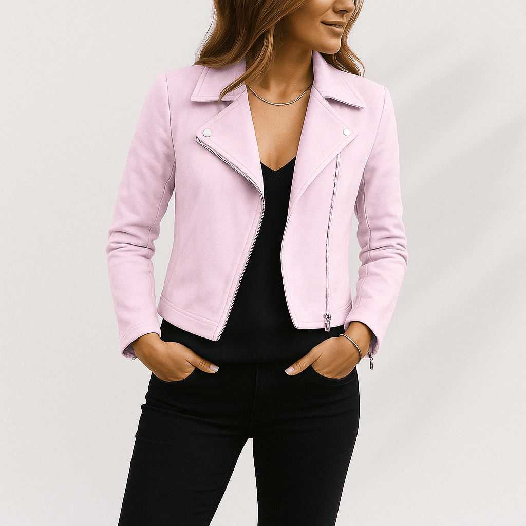 Women’s Biker Jacket | Textured Design with Modern Edge