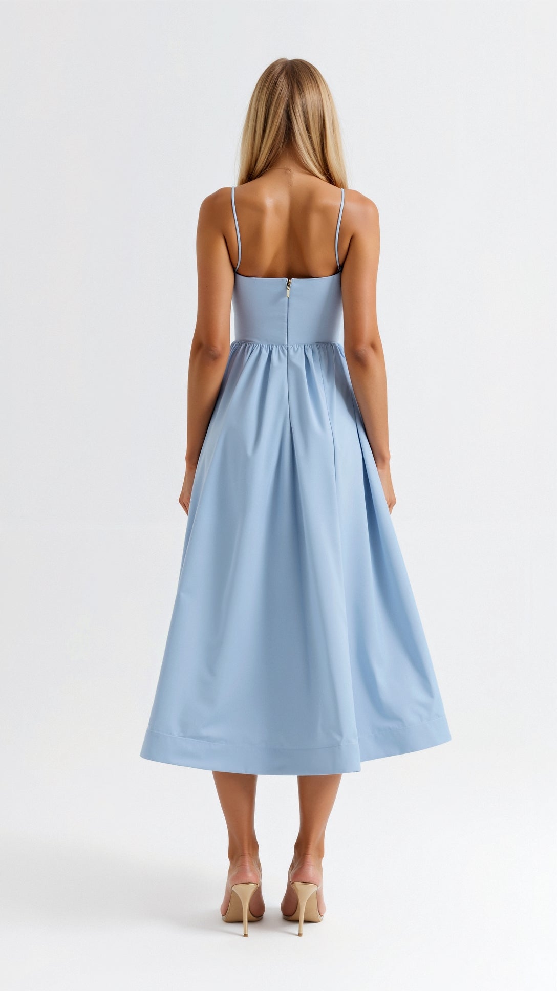 Flowy Midi Dress for Women – Effortless Elegance