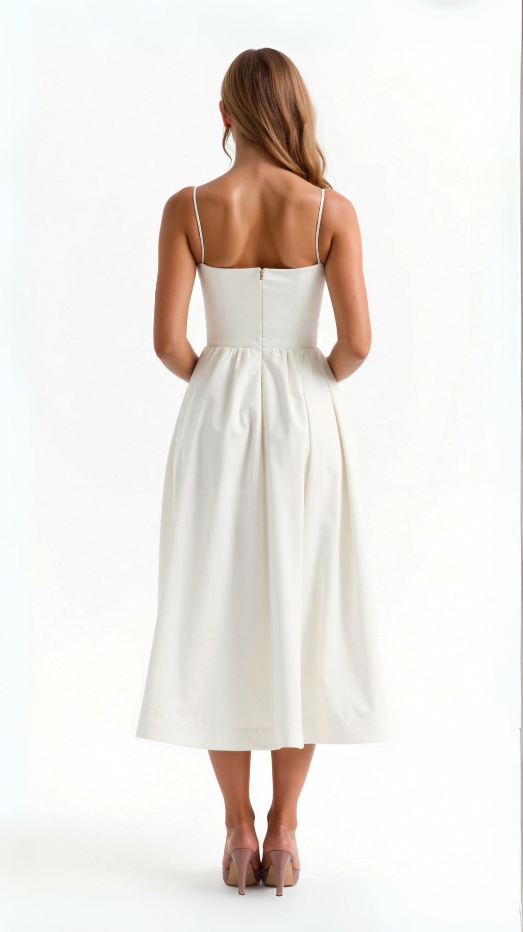 Flowy Midi Dress for Women – Effortless Elegance