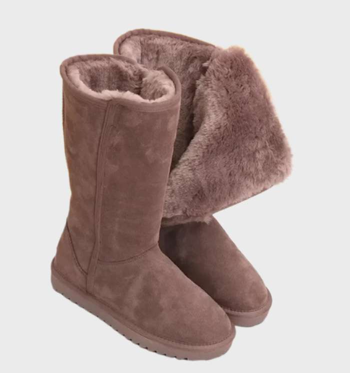 Women’s Suede Shearling Zip Boots | Warmth You Feel, Timeless Style
