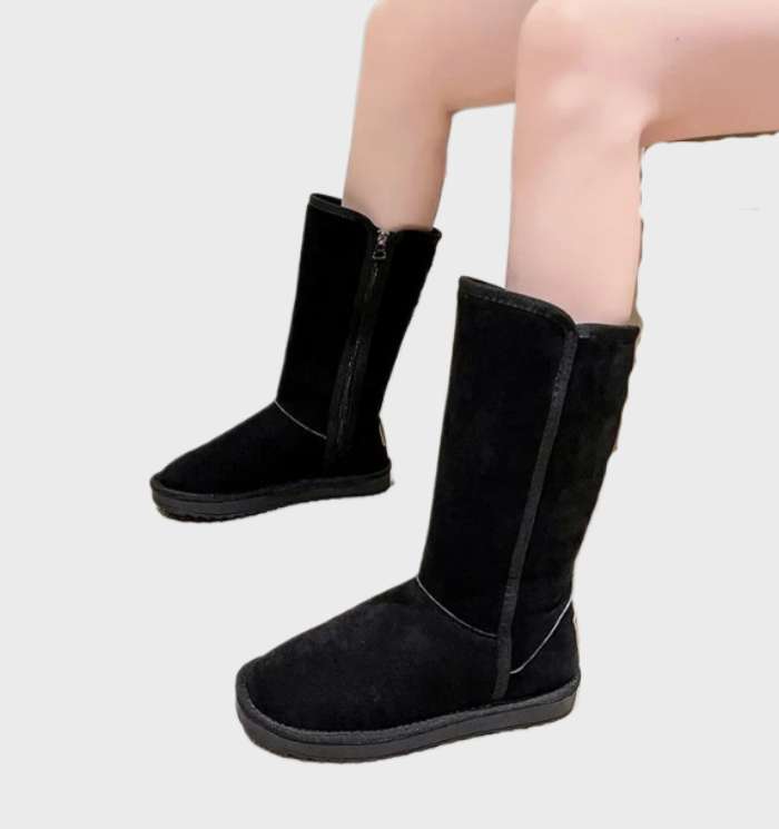 Women’s Suede Shearling Zip Boots | Warmth You Feel, Timeless Style
