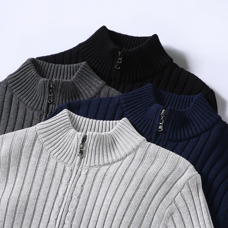 Men’s Zip Cardigan | Modern Design with Refined Fit