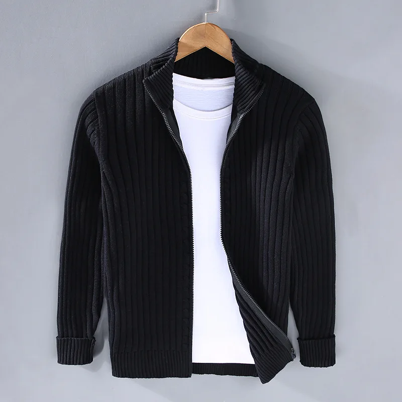 Men’s Zip Cardigan | Modern Design with Refined Fit