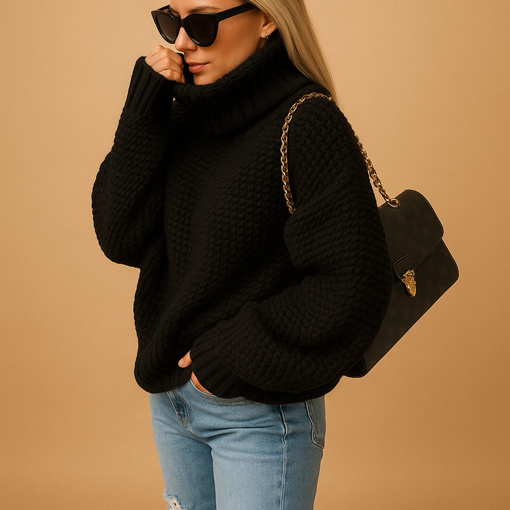 Women’s Sweater | Relaxed Fit with Textured Design