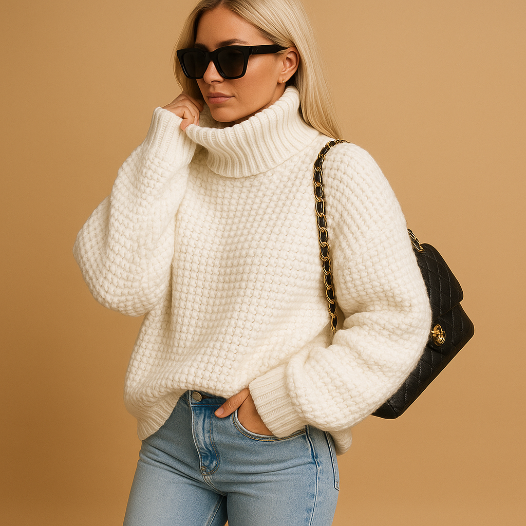 Women’s Sweater | Relaxed Fit with Textured Design