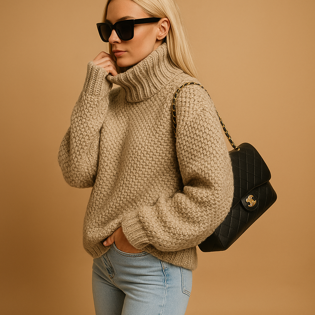 Women’s Sweater | Relaxed Fit with Textured Design